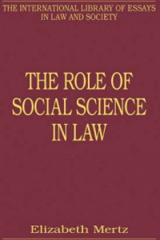 Książka Role of Social Science in Law 