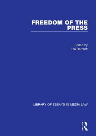 Kniha Freedom of the Press Eric Barendt