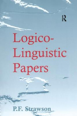 Libro Logico-Linguistic Papers P. F. Strawson