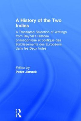 Kniha History of the Two Indies Peter Jimack