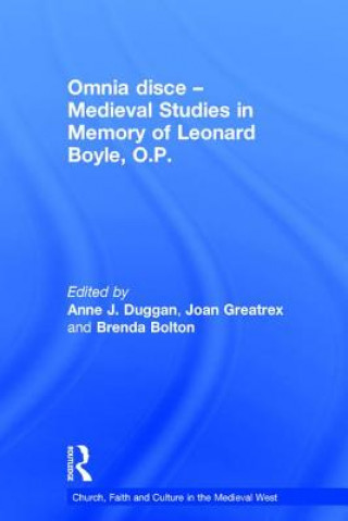 Knjiga Omnia disce - Medieval Studies in Memory of Leonard Boyle, O.P. Joan Greatrex