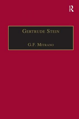 Buch Gertrude Stein G. F. Mitrano