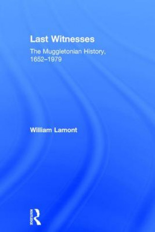 Książka Last Witnesses William Lamont