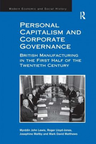 Knjiga Personal Capitalism and Corporate Governance Myrddin John Lewis