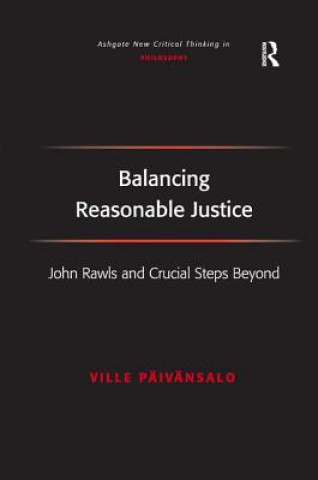 Kniha Balancing Reasonable Justice Ville Paivansalo