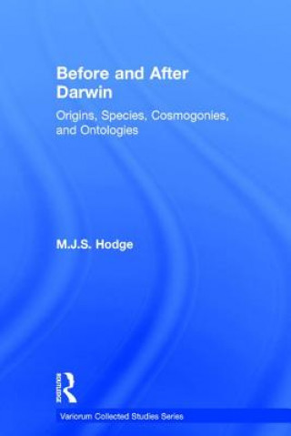 Buch Before and After Darwin M.J.S. Hodge