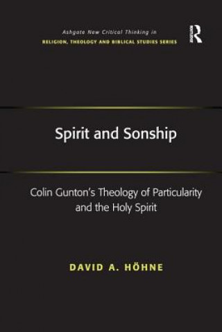 Carte Spirit and Sonship David A. Hohne