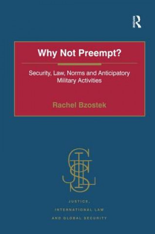Boek Why Not Preempt? Rachel Bzostek