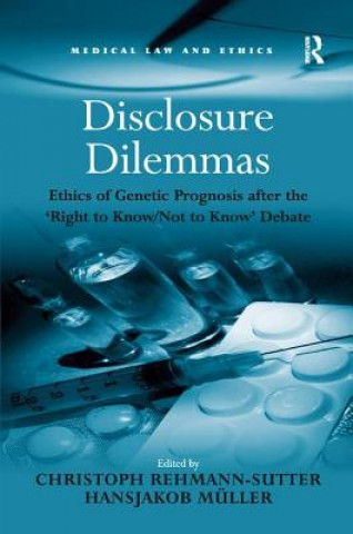 Kniha Disclosure Dilemmas Hansjakob Muller