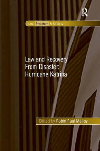 Kniha Law and Recovery From Disaster: Hurricane Katrina 