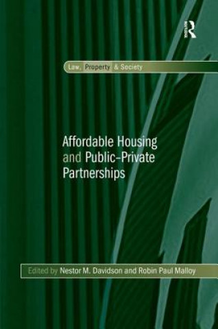 Kniha Affordable Housing and Public-Private Partnerships Nestor M. Davidson