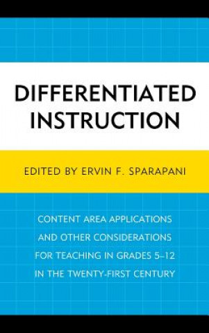 Carte Differentiated Instruction Ervin F. Sparapani