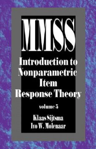 Livre Introduction to Nonparametric Item Response Theory Klaas Sijtsma