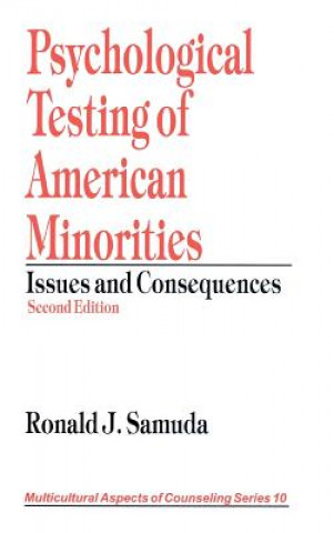 Kniha Psychological Testing of American Minorities Ronald J. Samuda