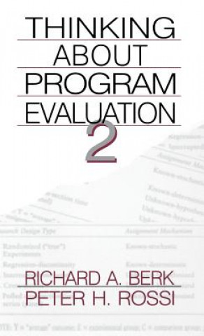 Knjiga Thinking about Program Evaluation Richard A. Berk