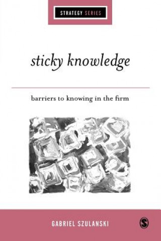 Knjiga Sticky Knowledge Gabriel Szulanski