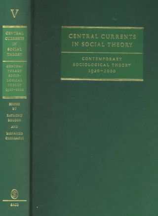 Kniha Central Currents in Social Theory Raymond Boudon