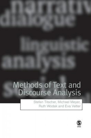 Kniha Methods of Text and Discourse Analysis Stefan Titscher