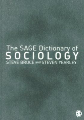 Carte SAGE Dictionary of Sociology Steve Bruce