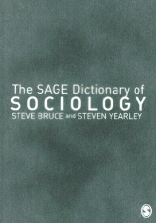 Knjiga SAGE Dictionary of Sociology Steve Bruce