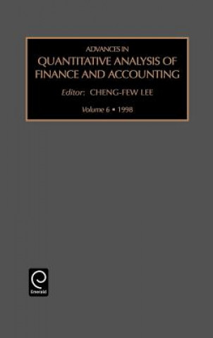 Книга Advances in Quantitative Analysis of Finance and Accounting Cheng-Few Lee