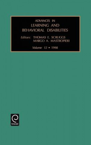 Książka Advances in Learning and Behavioural Disabilities E. Scruggs Thomas E. Scruggs