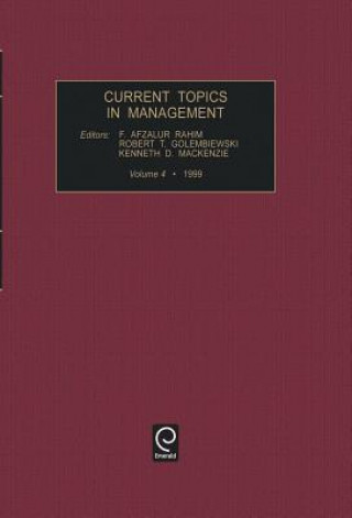 Boek Current Topics in Management F. Afzalur Rahim