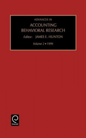 Carte Advances in Accounting Behavioral Research James E. Hunton