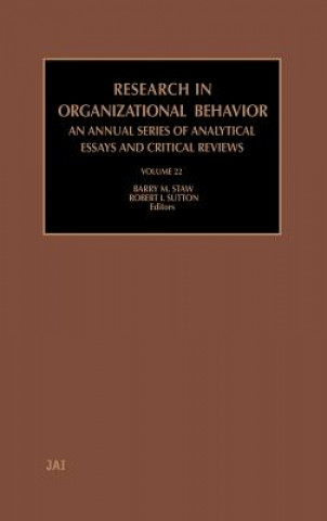 Libro Research in Organizational Behavior B. M. Staw