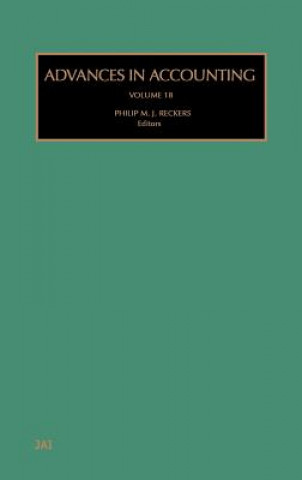 Книга Advances in Accounting Philip M. J. Reckers