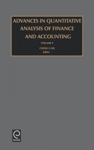 Carte Advances in Quantitative Analysis of Finance and Accounting Lee Cheng-Few Lee