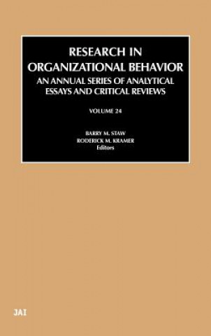 Книга Research in Organizational Behavior Barry Staw