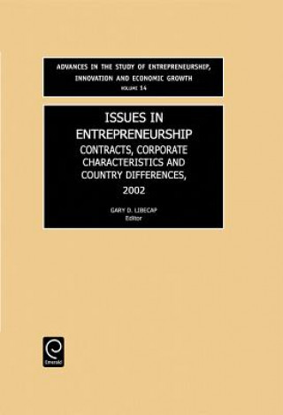 Kniha Issues in Entrepreneurship Gary D. Libecap