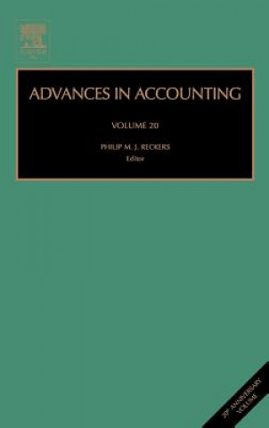 Kniha Advances in Accounting Philip M. J. Reckers