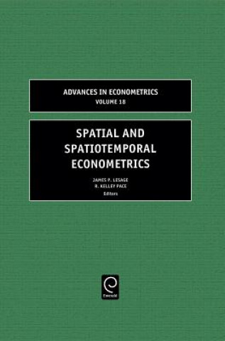 Kniha Spatial and Spatiotemporal Econometrics J. P. Lesage