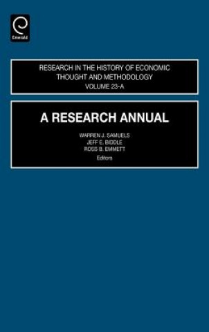 Könyv Research Annual J. E. Biddle