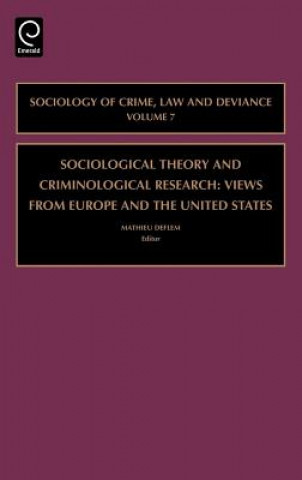 Kniha Sociological Theory and Criminological Research Mathieu Deflem