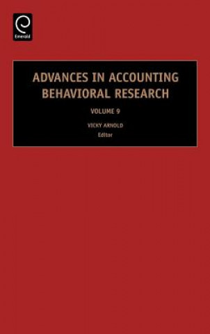 Kniha Advances in Accounting Behavioral Research Vicky Arnold