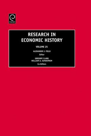 Książka Research in Economic History Alexander J. Field