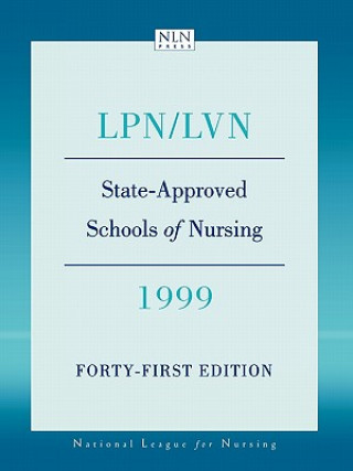 Książka LPN/LVN, State-approved Schools of Nursing, 1999 NLN - National League for Nursing