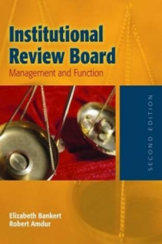 Buch Institutional Review Board: Management And Function Robert J. Amdur