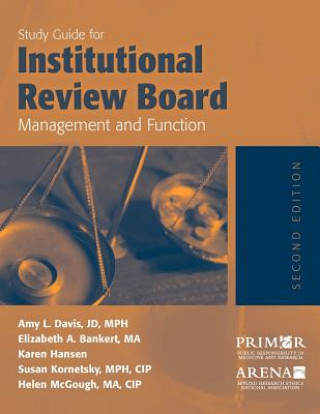 Carte Study Guide For Institutional Review Board Management And Function Susan Kornetsky