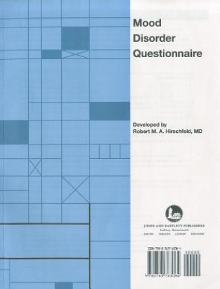 Kniha Mood Disorder Questionnaire (MDQ) Robert M. A. Hirschfeld