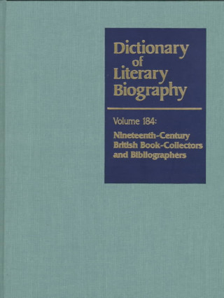 Książka Dictionary of Literary Biography, Vol 184 Layman