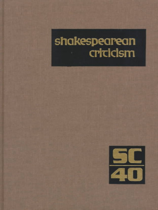 Book Shakespearian Criticism Gale Group
