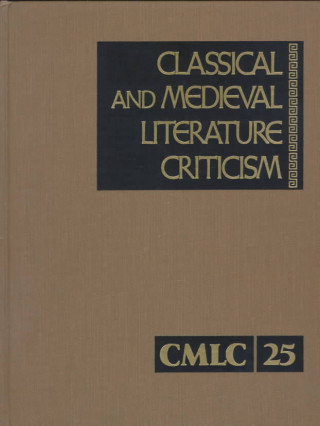 Book Classical and Mediaeval Literature Criticism Gale Group