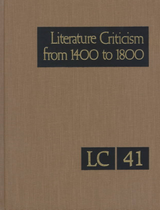 Kniha Literature Criticism from 1400-1800 Gale Group