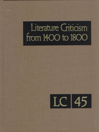 Книга Literature Criticism from 1400-1800 Gale Group