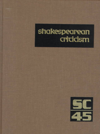 Livre Shakespearian Criticism Gale Group