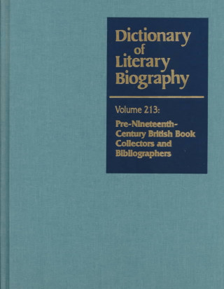 Knjiga Dictionary of Literary Biography, Vol 213 William Baker